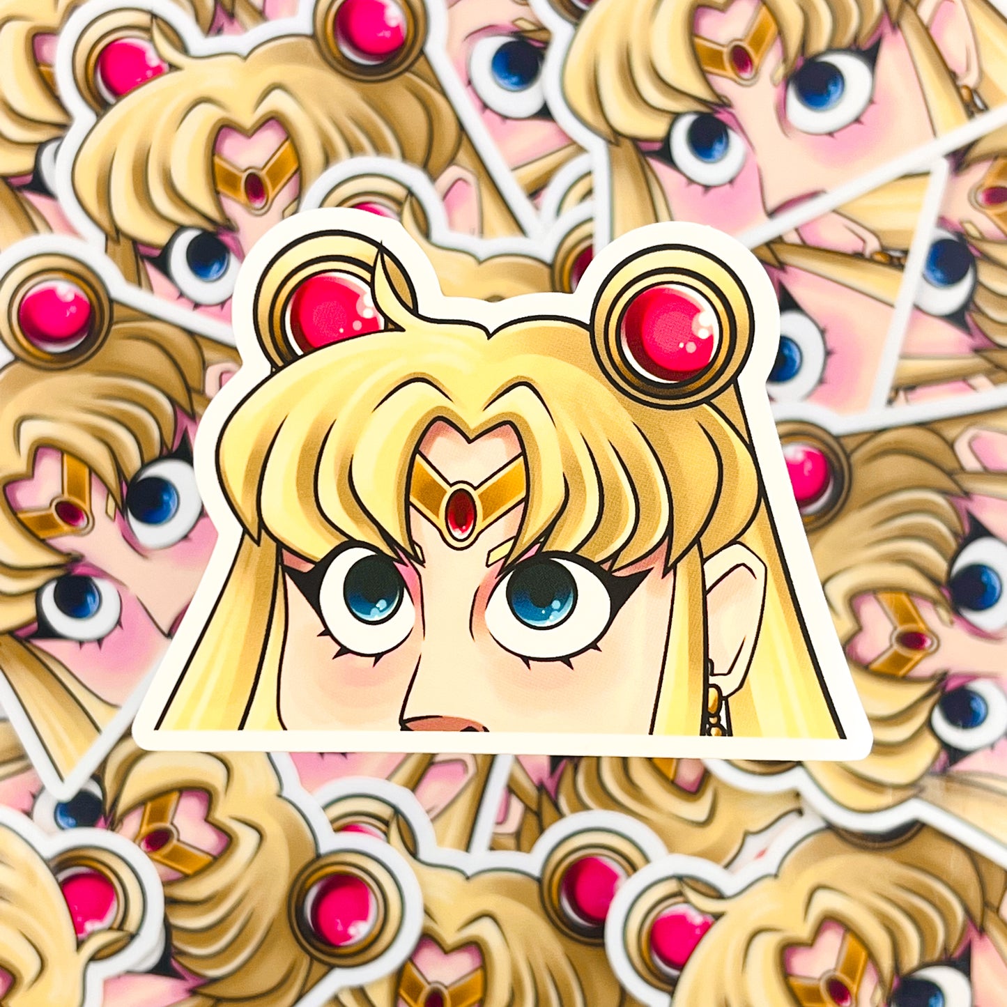 Magical Girls Vinyl Peeker Stickers