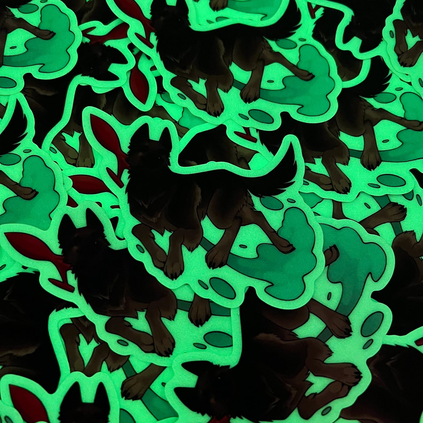 Rad Companion Glow In The Dark Vinyl Sticker