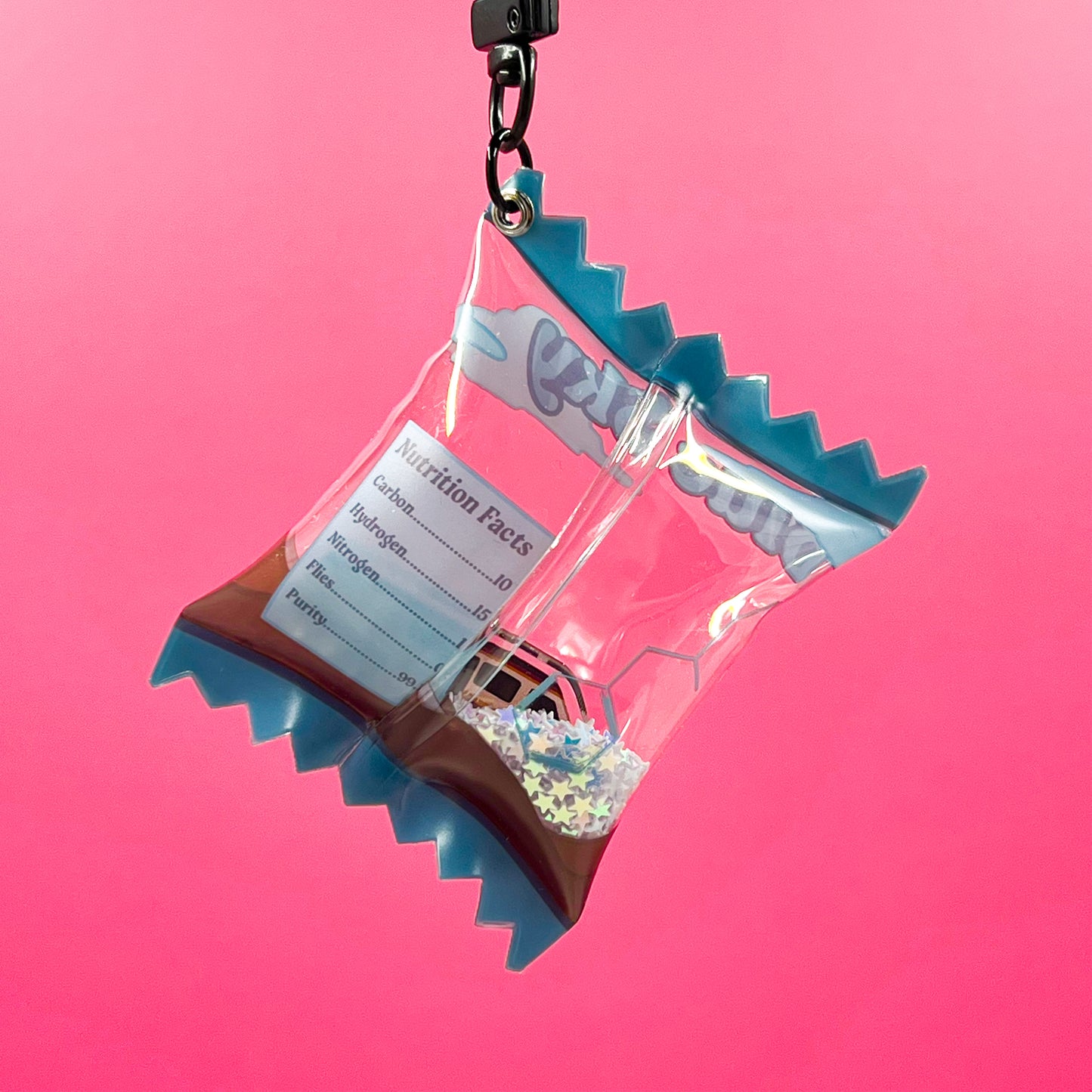 Blue Sky Shaker Charm