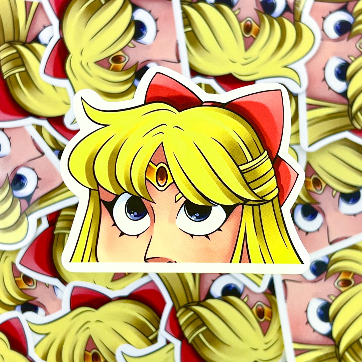 Magical Girls Vinyl Peeker Stickers