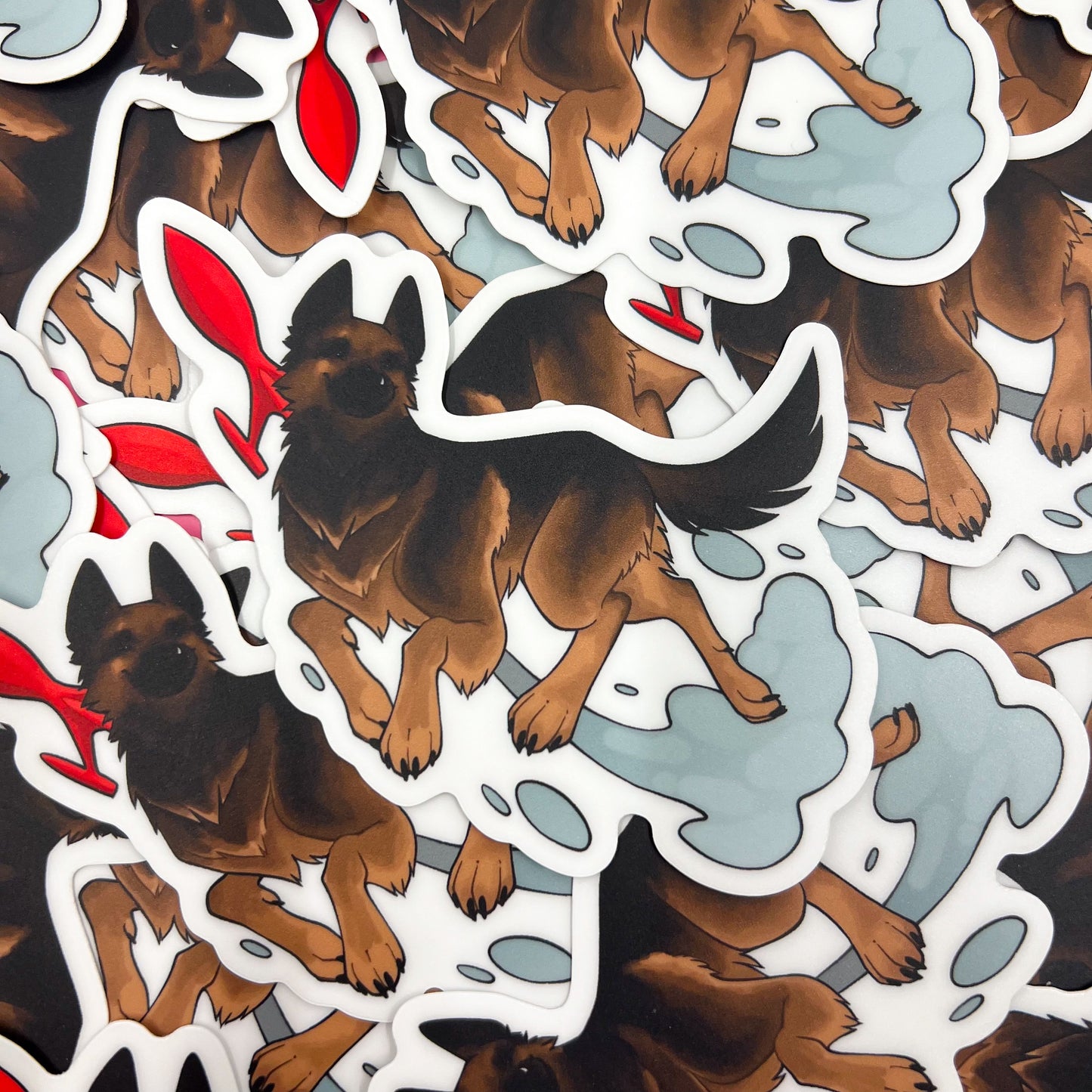 Rad Companion Glow In The Dark Vinyl Sticker