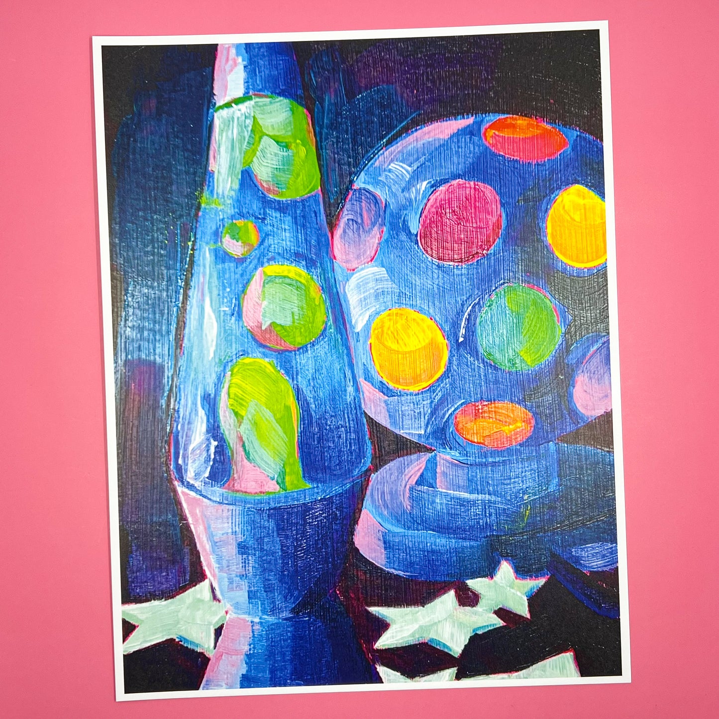 Retro Glow Print