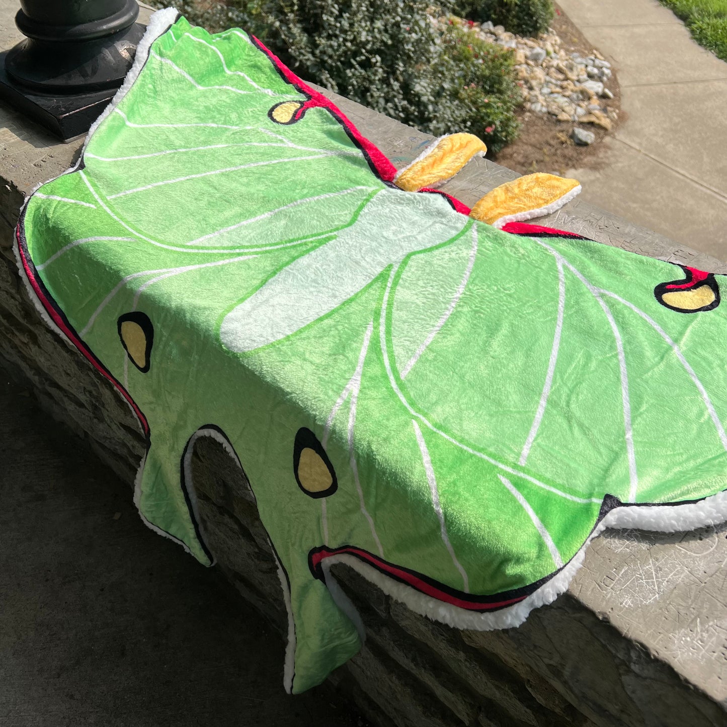 Luna Moth Decorative Throw Blanket