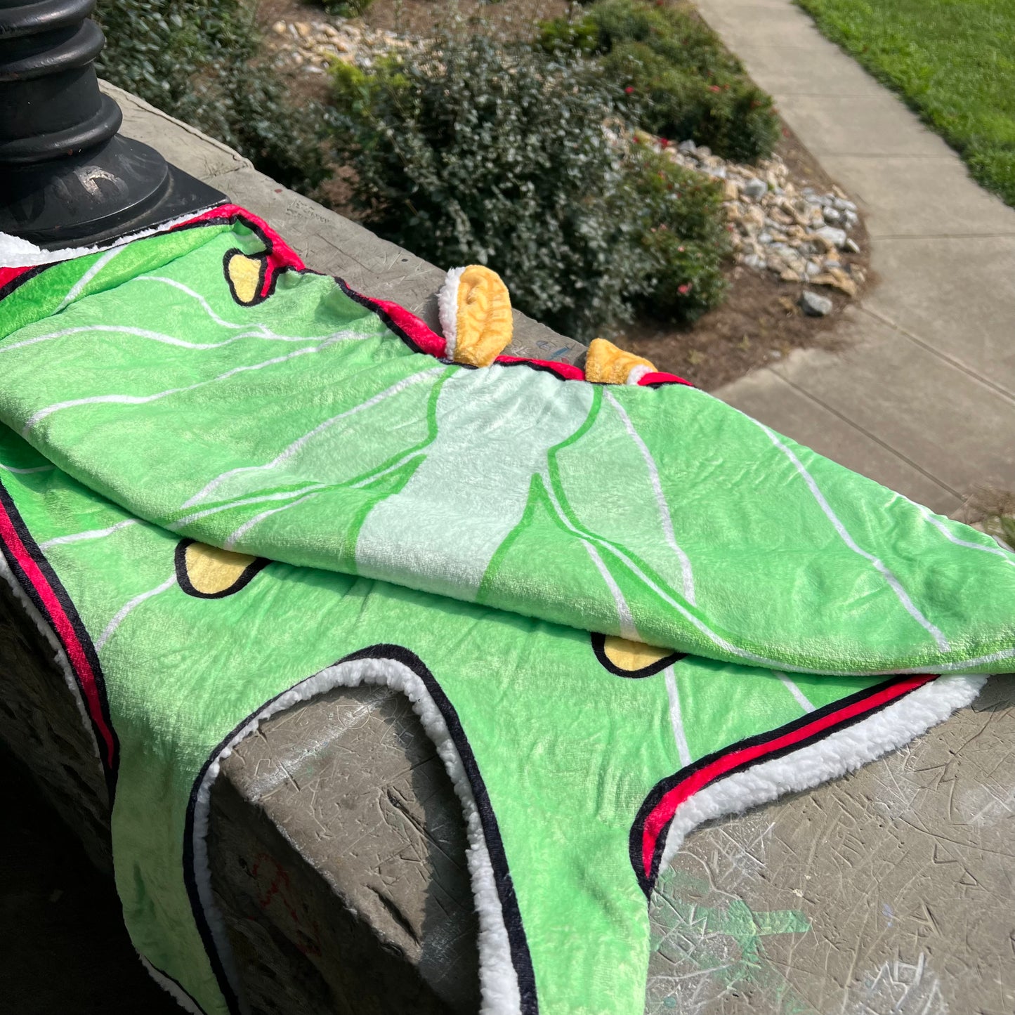 Luna Moth Decorative Throw Blanket