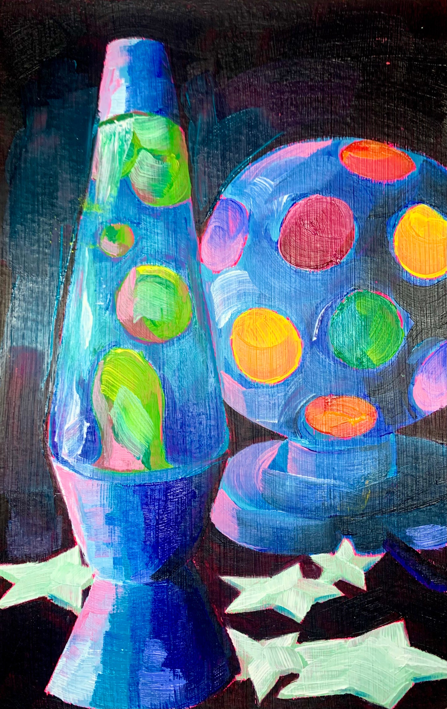 Retro Glow Print